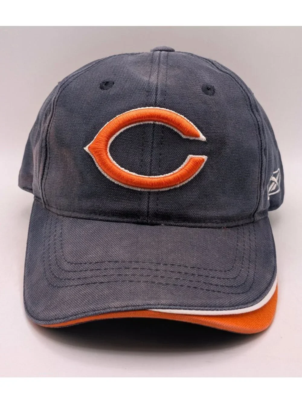 Vintage Chicago Bears Reebok Hat Cap Strap Back NFL Football Distressed Faded